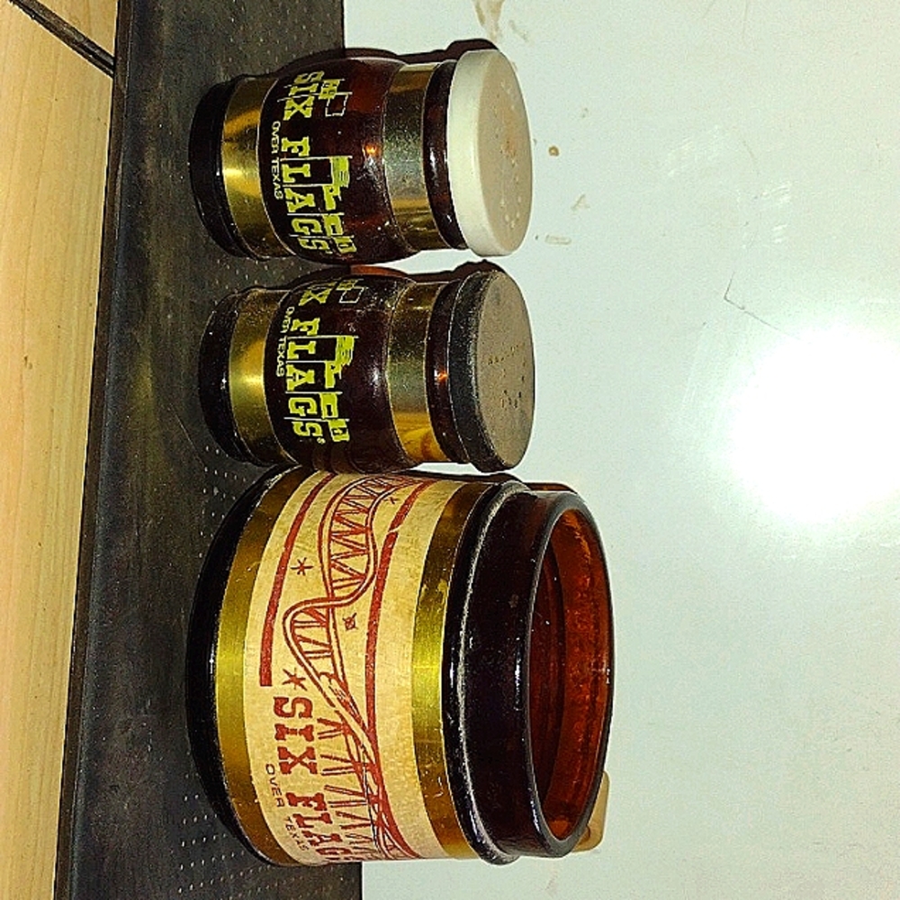 Vintage Six Flags Over Texas The Shockwave Wood an